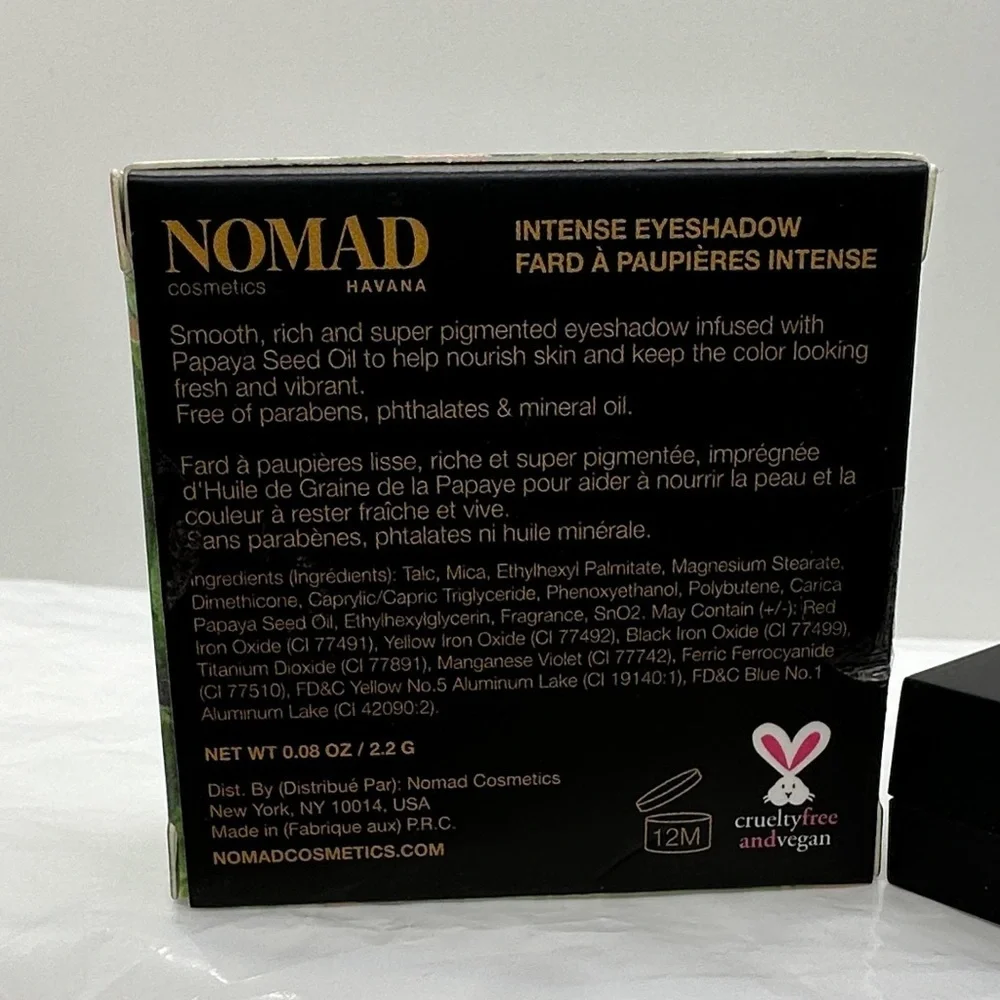 3/$15 🌼 Nomad La Habana Eyeshadow with Green and Tan Box